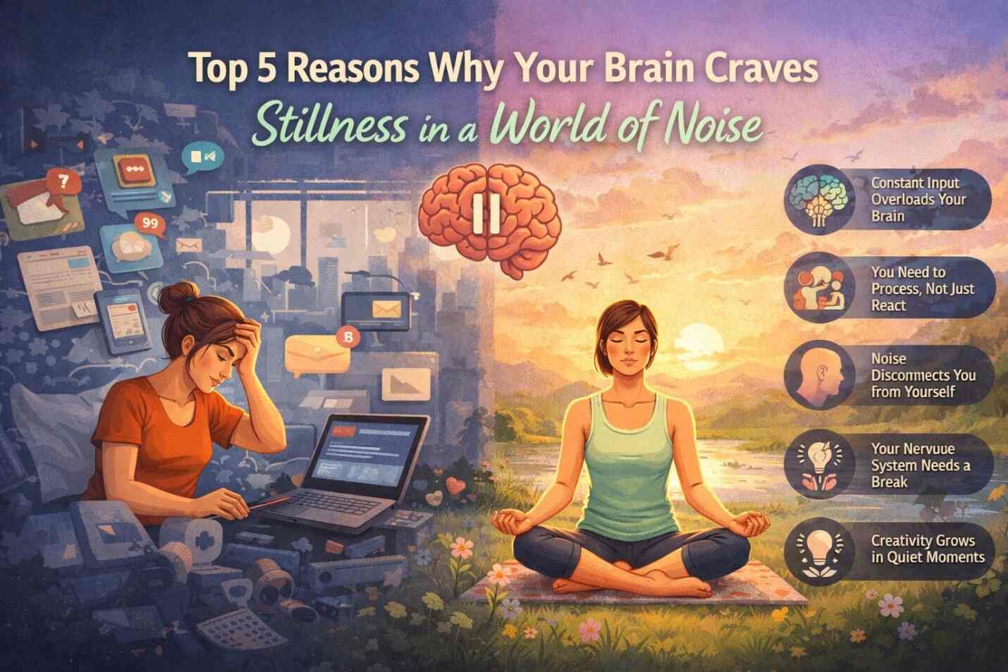 Top 5 Reasons Why Your Brain Craves Stillness in a World of Noise