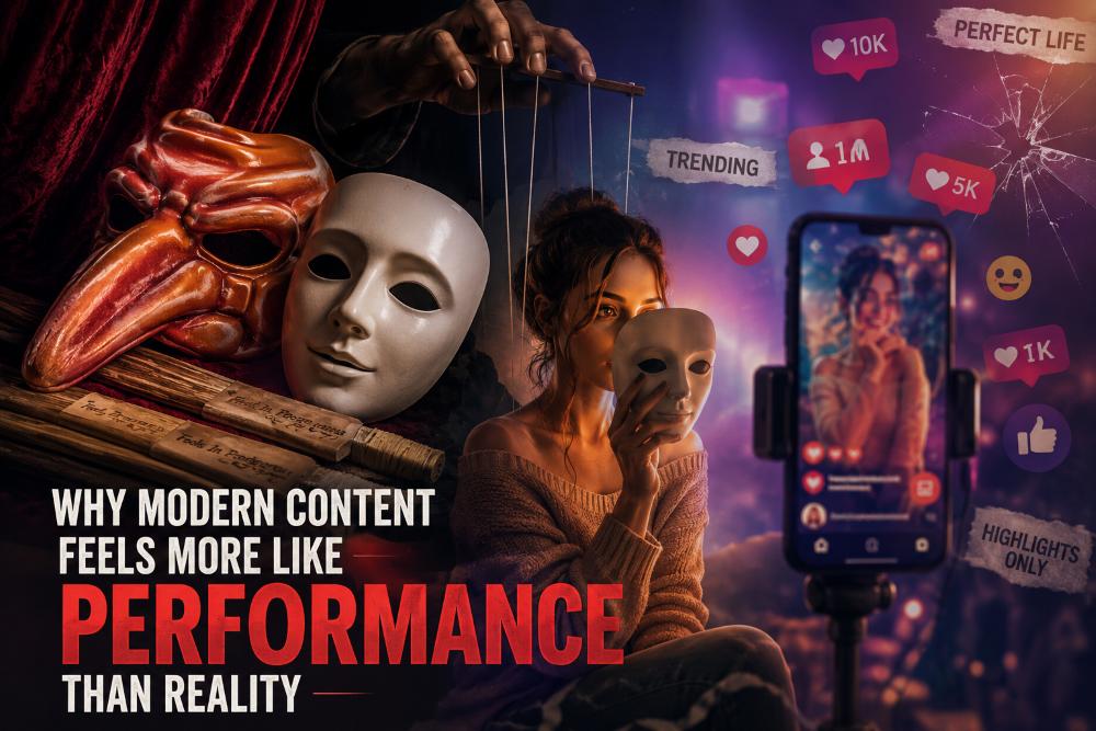 Why Modern Content Feels More Like Performance Than Reality